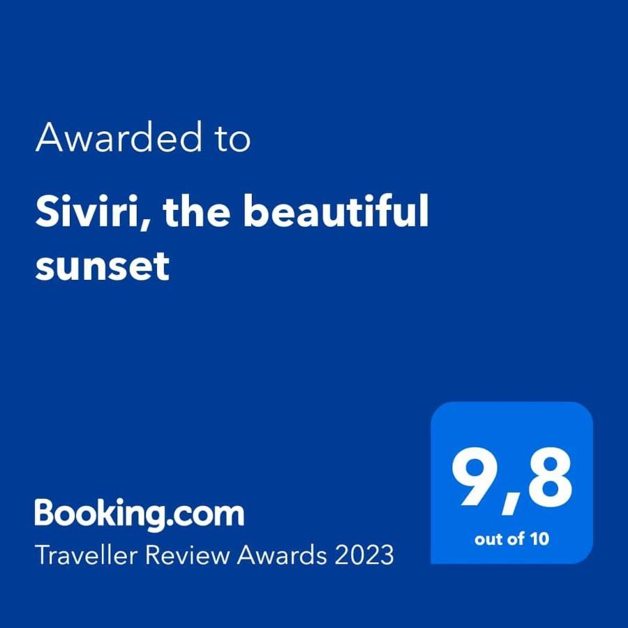 Siviri, The Beautiful Sunset Villa Dış mekan fotoğraf